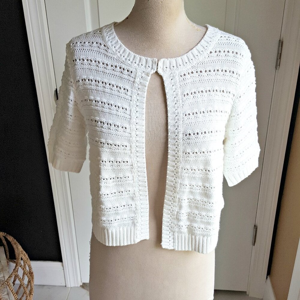 CHARTER CLUB SWEATER SHRUG SZ M